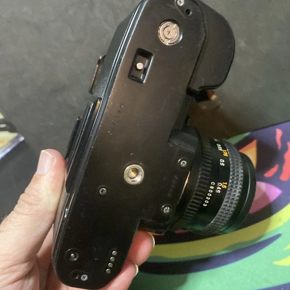 Nice Sears KSX-P Dual 2 Program 35mm Film Camera 50mm f1.7 Lens Untested A1